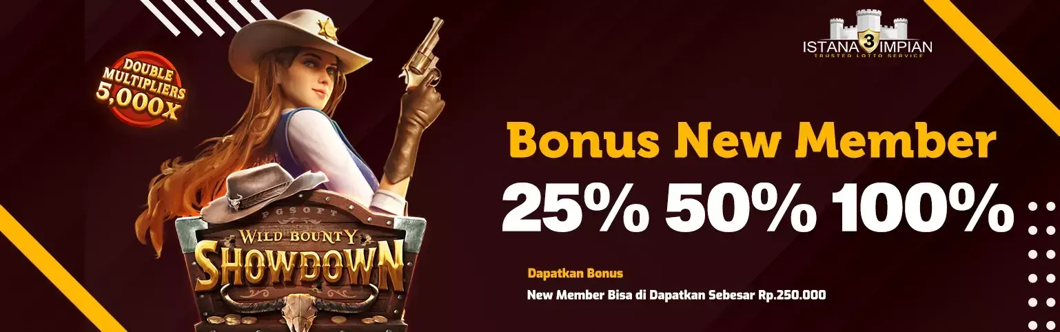 BONUS MEMBER BARU HINGGA 100